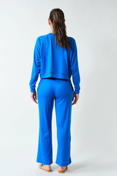 Brushed Hacci Lounge Long Sleeve Pullover