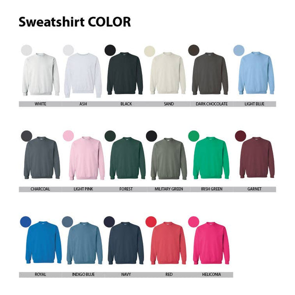 Custom City & State Puff Print Heavyweight Sweatshirt