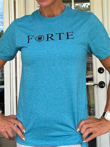 FORTE KB SKULL T-SHIRT: TEAL
