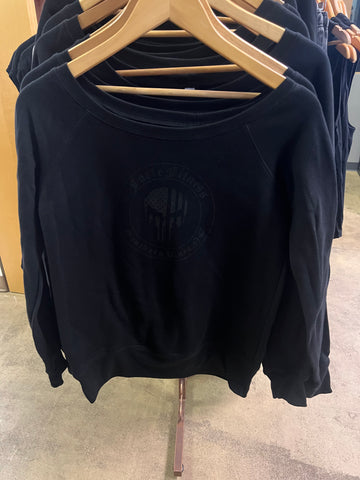 Skull Forte scoop sweatshirt (black)