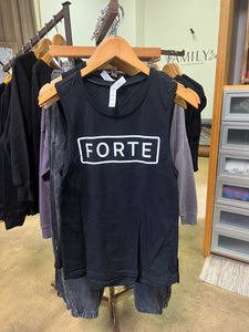 Large Forte in box Muscle Tank (black)