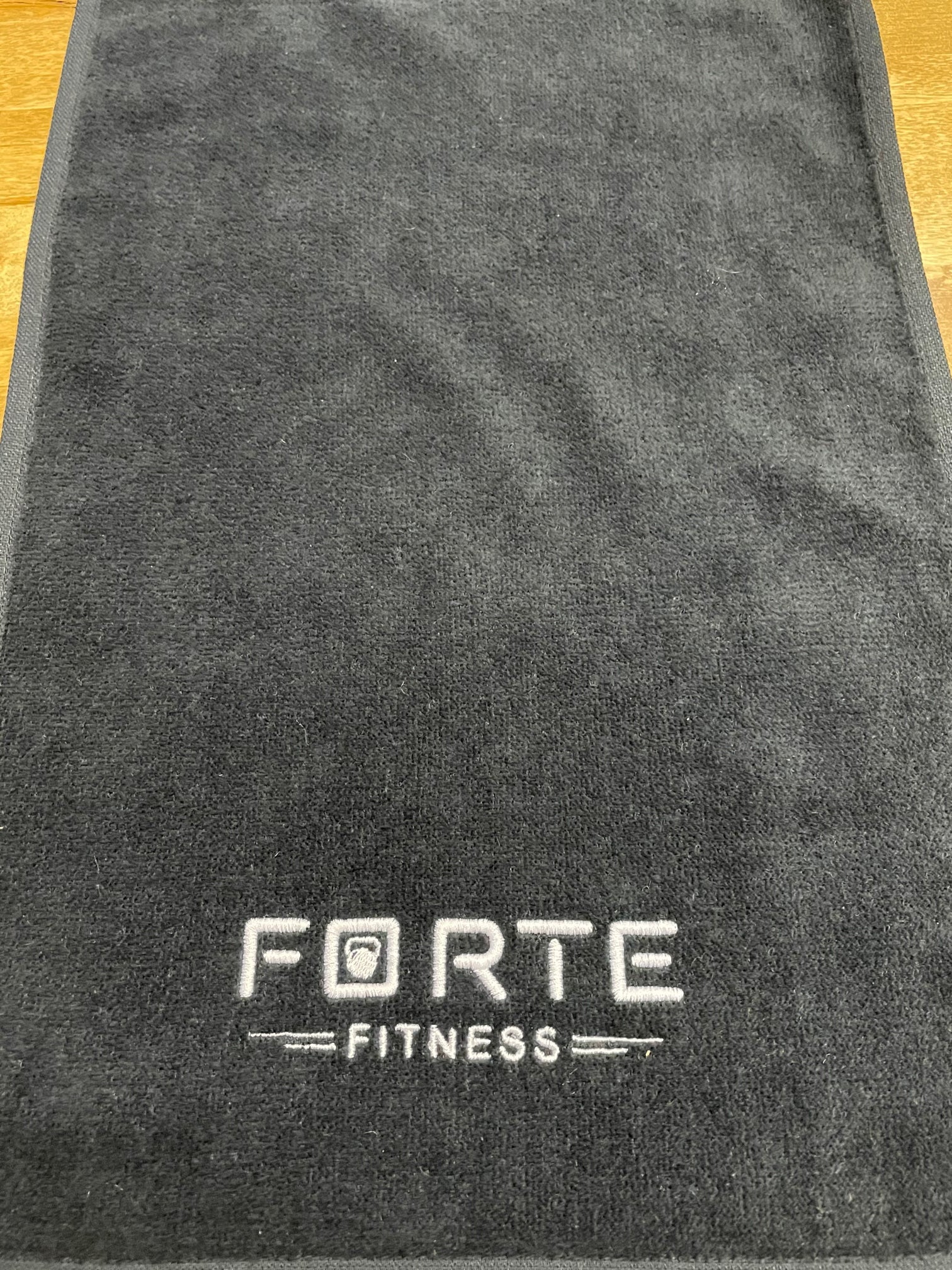 Forte Fitness Black Sweat Towel